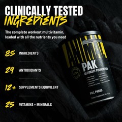 Animal Pak – Convenient Multivitamin for Men & 44 Count (Pack of 1), Tablets