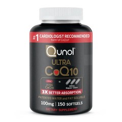 Qunol Ultra CoQ10 – 100 mg – 150 Softgels / NEW & SEALED / EXP 1/28