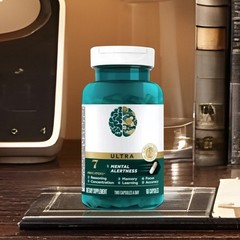 60pcs Ultra Brain Health Supplement Mental Alertness Memory Focus Support for