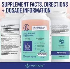 Daily Probiotic | Saccharomyces Boulardii | 200 Ct | Strengthens Immune System