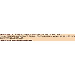 Larabar Gluten Free Bar, Chocolate Chip Cookie Dough, 1.6 oz Bars 16 Count
