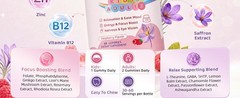 Saffron Gummies for Kids & Adults, Saffron Supplements with 88.5mg Saffron Ex…