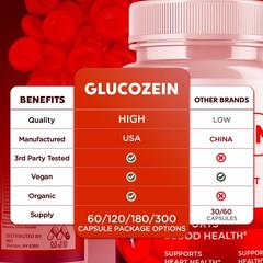 (3 Pack) Glucozein Advanced Support Blood Supplement Gluco Zein 180 Capsules
