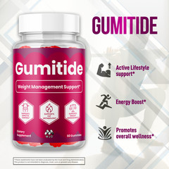 (5 Pack) Gumitide Keto ACV Gummys Vitamin Max Supplement Gumi Tide 300 Gummies