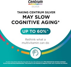 Centrum Silver Womens 50 Plus Multivitamin With Vitamin B,C,D3 &E 200 Ct