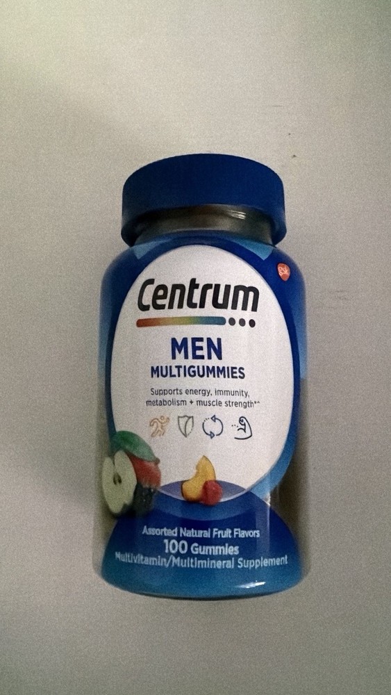Centrum MEN MultiGummies, 100 Gummies..Exp 03/2027 – FREE & FAST SHIPPING