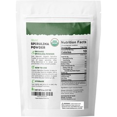 Organic Spirulina Powder Superfood Immune Support 8 oz USDA Certified