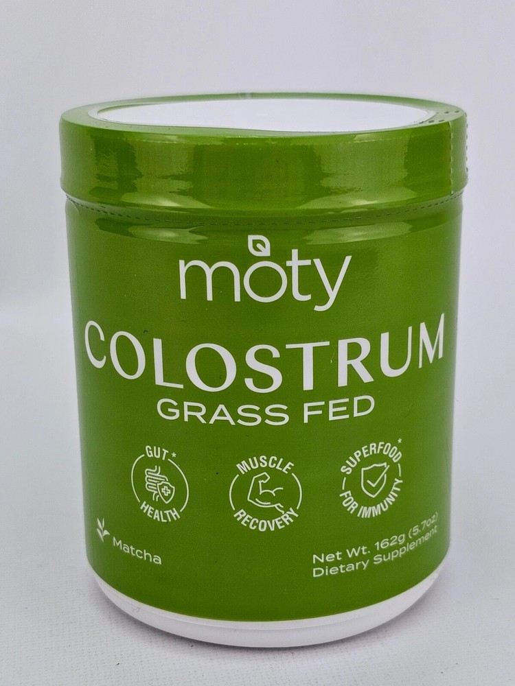 MOTY Colostrum Grass Fed Powder Supplement Gut Health Match Exp 12/26