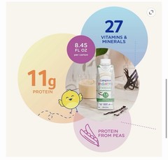 24 Nestle Compleat Pediatric Standard VANILLA Flavor 1.4 kcal Formula 8.45 FL oz