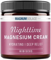Magnum Solace Magnesium Lotion – Hydrating Nighttime Cream Apply to Legs, Arm…