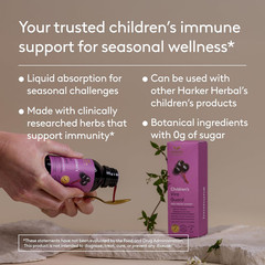 Children’S Immune + Wellbeing Herbal Syrup, Daily Immunity with Elderberry, Echi