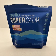 nello SUPER CALM Calming Drink Mix Rasp Lemon & Strawberri 23 Packets 02/28 EXP