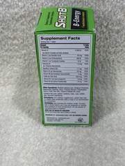 60 Count Super B Complex Multivitamin for Energy and Immune Support 07/2027