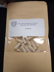 SOY ISOFLAVONES EXTRACT~1,500 mg (per serving), 30 Quick Release Capsules