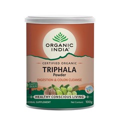 Organic India Triphala Powder 100gm For Digestion Colon Cleanse & ConstiUS Stock
