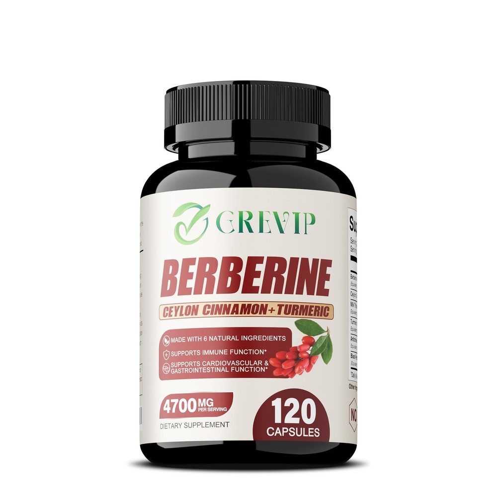Berberine HCI 4700mg – Ceylon Cinnamon – Reduce Cholesterol, Blood Sugar Support