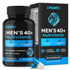 CFILIHTC Multivitamin for Men 40+, All-in-One Daily 60 Count (Pack of 1)