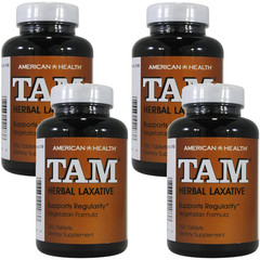 American Health TAM – Herbal Laxative 250 Tabs Each (Pack of 4)