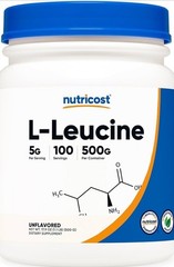 Nutricost L-Leucine Powder 500G – High Quality, Gluten Free, Non-GMO