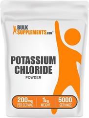 BulkSupplements Potassium Chloride Powder 1kg – 200mg Per Serving