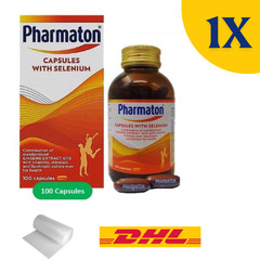 100’s PHARMATON Capsules with Ginseng and Selenium – Energy Performance Booster