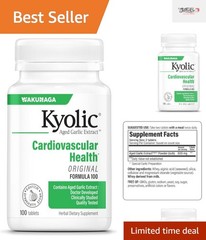 Aged Garlic Extract Tablets – 100 Count for Cardiovascular & Whole Body Support