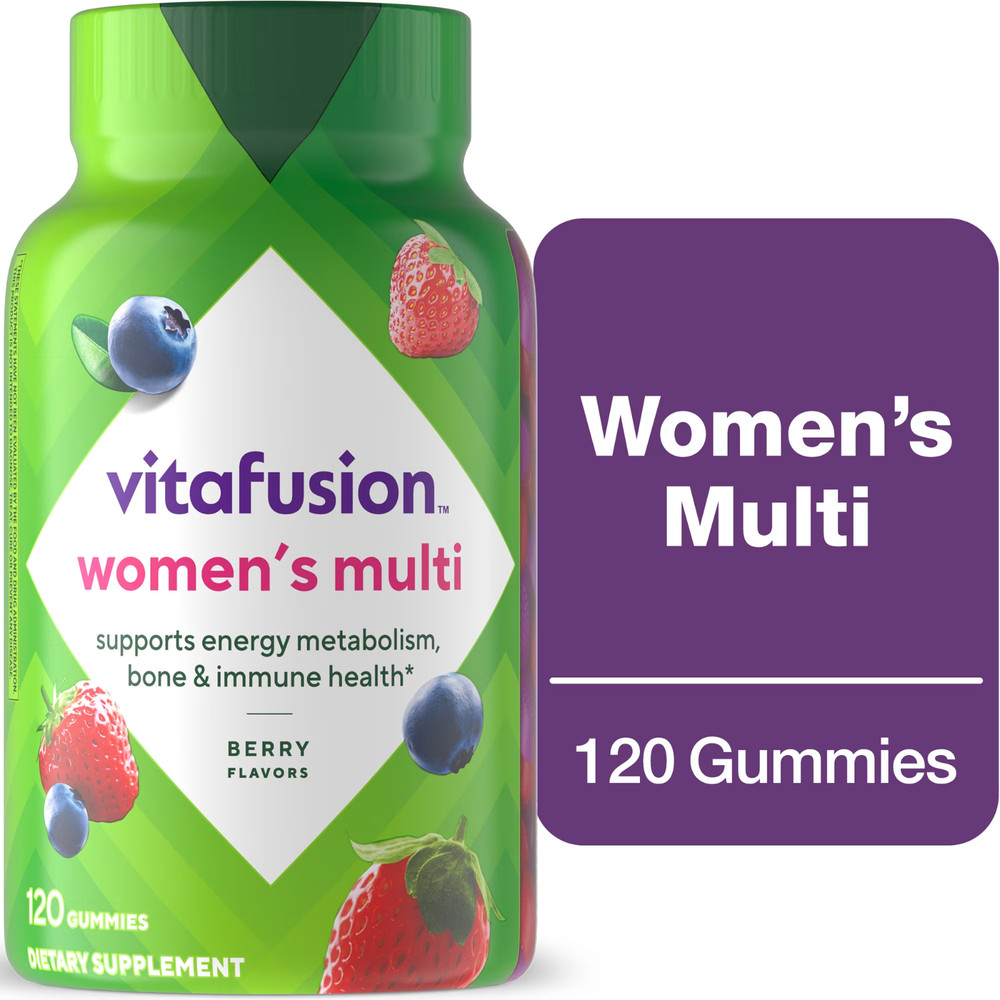 vitafusion Adult Gummy Vitamins for Women with 10% More Vitamins A, C, & E 120ct
