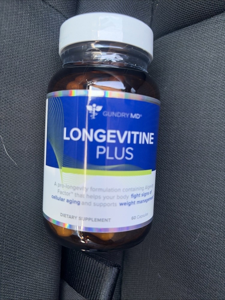 Gundry MD Longevitine Plus (60 Capsules) Supports Weight & Aging New Sealed