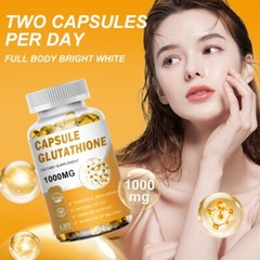 L-Glutathione 1000mg Capsules – Liver Health Antioxidant, UV Protection Support