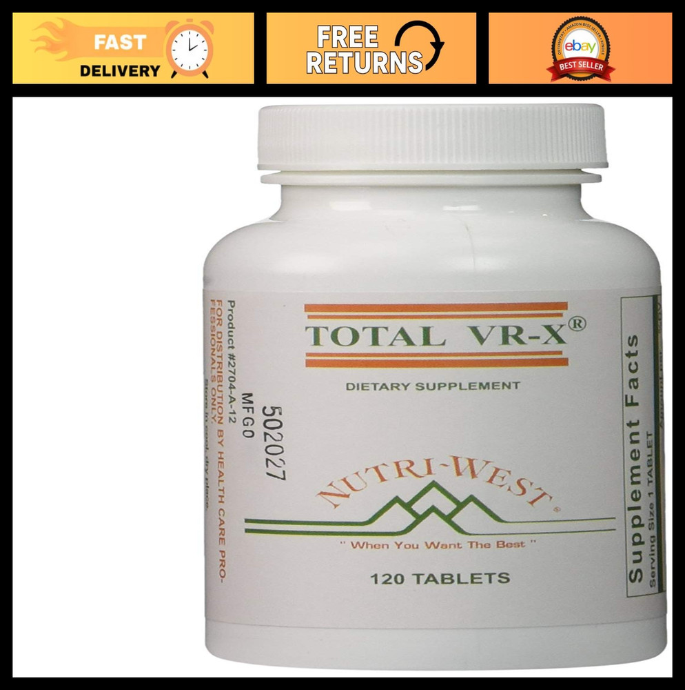 Total VR-X Supplement – Immune Support, Energy Boost, 120 Capsules, Health Formu