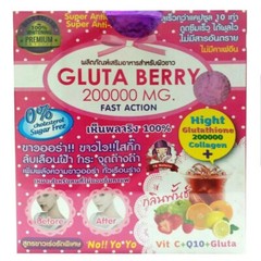 3X Gluta Berry Collagen 200000mg PUNCH Q10 Vitamin C Anti Aging Brightening Skin