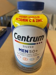 Centrum Silver Men’s Multi Mineral Tablets -275v