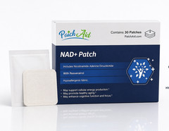PatchAid NAD+ Patch w/ Resveratrol Hypoallergenic Fabric 30 Patches