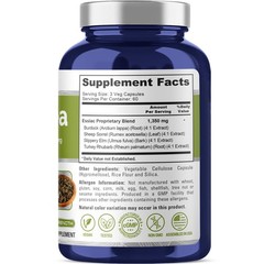 Essiac Tea 1350 mg 180 Veggie Caps Vegetarian Non-GMO