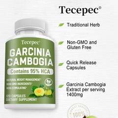 Garcinia Cambogia Extract, Premium Fat Burning 95% HCA, Natural Weight Loss
