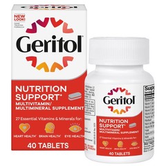 Geritol Multivitamin Supplement Contains B-Vitamins, Antioxidants, Iron 40ct