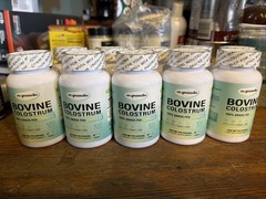 10 Pack Grass Fed Bovine Colostrum Capsules 2500mg – 50% IgG – 40 Servings