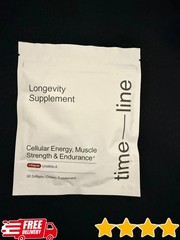 Timeline Mitopure 60 Softgels Urolithin A Longevity Cellular Health Support