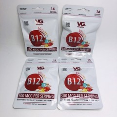 4 X Premium B12 Vita Globe Gummies 14 in each pack Energy Metabolism 02/2028
