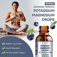 Potassium Magnesium Liquid Drops – Liquid Supplement – High Absorption