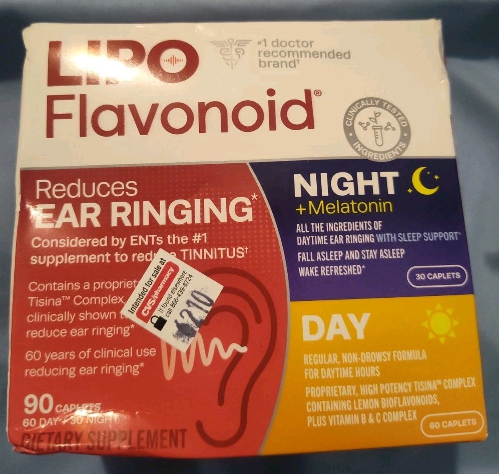 Lipo-Flavonoid Plus Day and Night Combo Kit – 90 Caplets 05/2027 – New Sealed