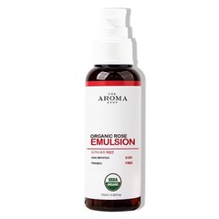 USDA Organic Certified Rose Emulsion – Lightweight Face Moisturizer with Aloe…