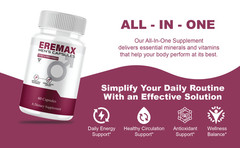 (3 Pack) Eremax Capsules, Eremax Premium Performance Supplement (180 Capsules)
