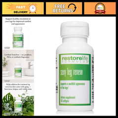 Sexy Leg Renew Tablets – 30 Count | Boost Circulation & Reduce Vein Appearance