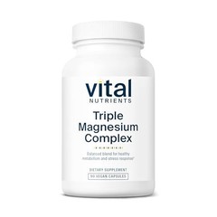 Triple Magnesium Complex 250mg Glycinate Malate Oxide 90 Capsules