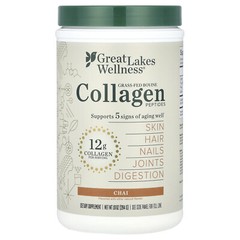 Collagen Peptides, Grass-Fed Bovine, Chai, 10 oz (284 g)
