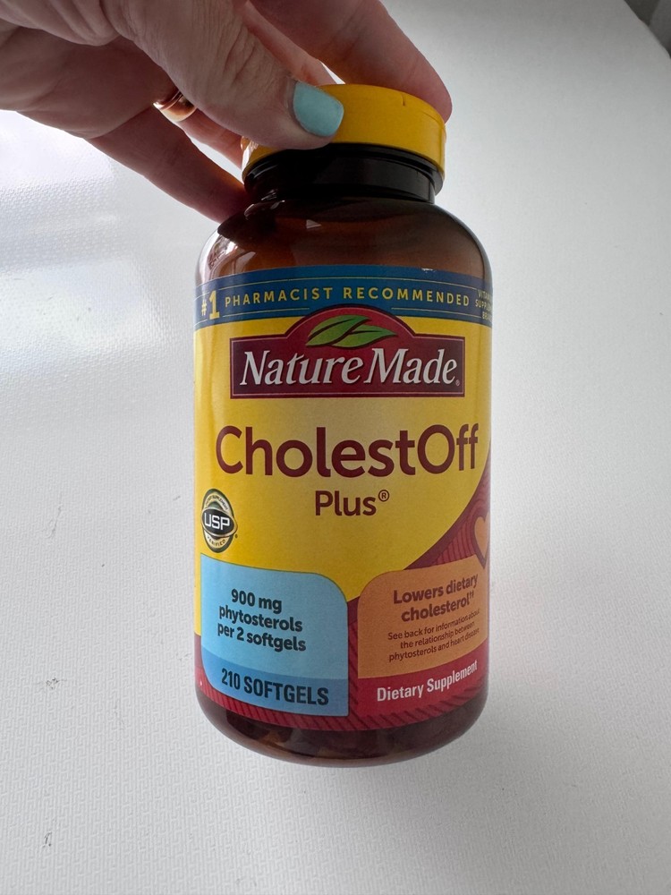 Nature Made CholestOff Plus Plant Sterols 900mg 210 Softgels Heart