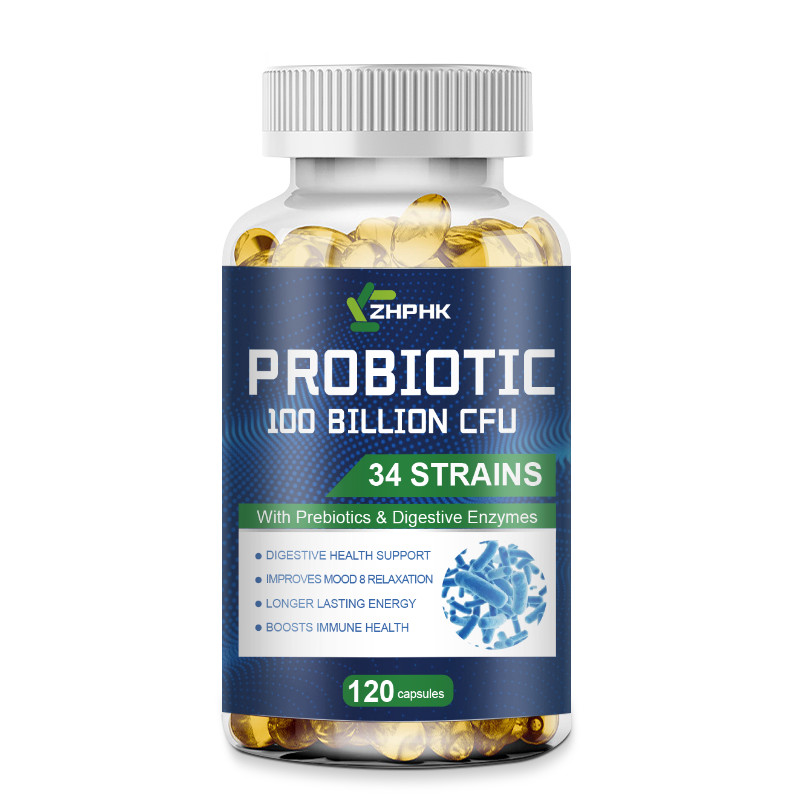 Probiotics 100 Billion CFU Potency Digestive Immune Gut Health 120 Capsules