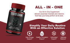 (2 Pack) Testo Dark Max Performance Supplement, TestoDark Pills (120 Capsules)