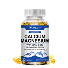 Vitamin D3 600iu Calcium 1000mg Magnesium 1425mg Zinc 25mg Bone Muscle Health BY